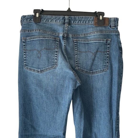 Lauren Co Contemporary Bootcut Premium Vintage Med Blue Wash Jeans Women Size 12 - Picture 4 of 7